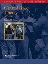 Cover image for Critical Race Theory